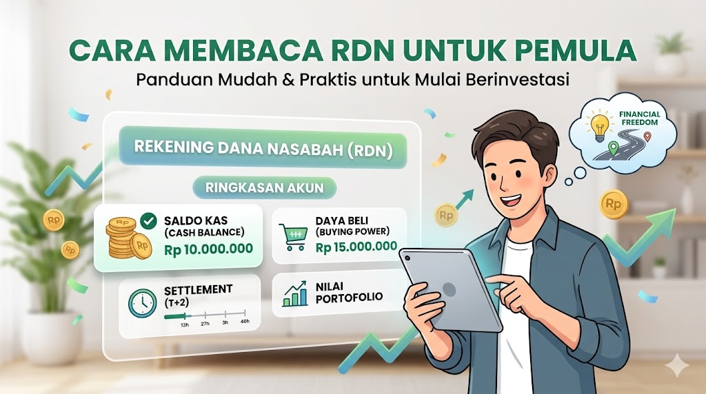 cara membaca Rekening Dana Nasabah (RDN) untuk pemula