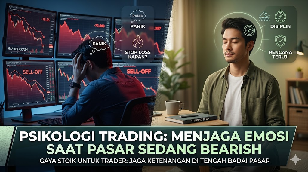 Psikologi Trading: Menjaga Emosi Saat Pasar Sedang Bearish